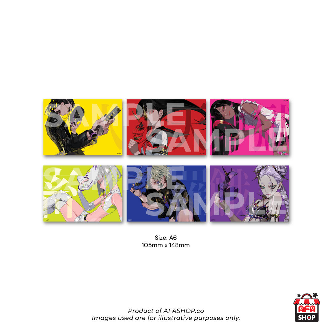 AFAID25 SERIES Post Card Set 6pcs (Art by LAM)