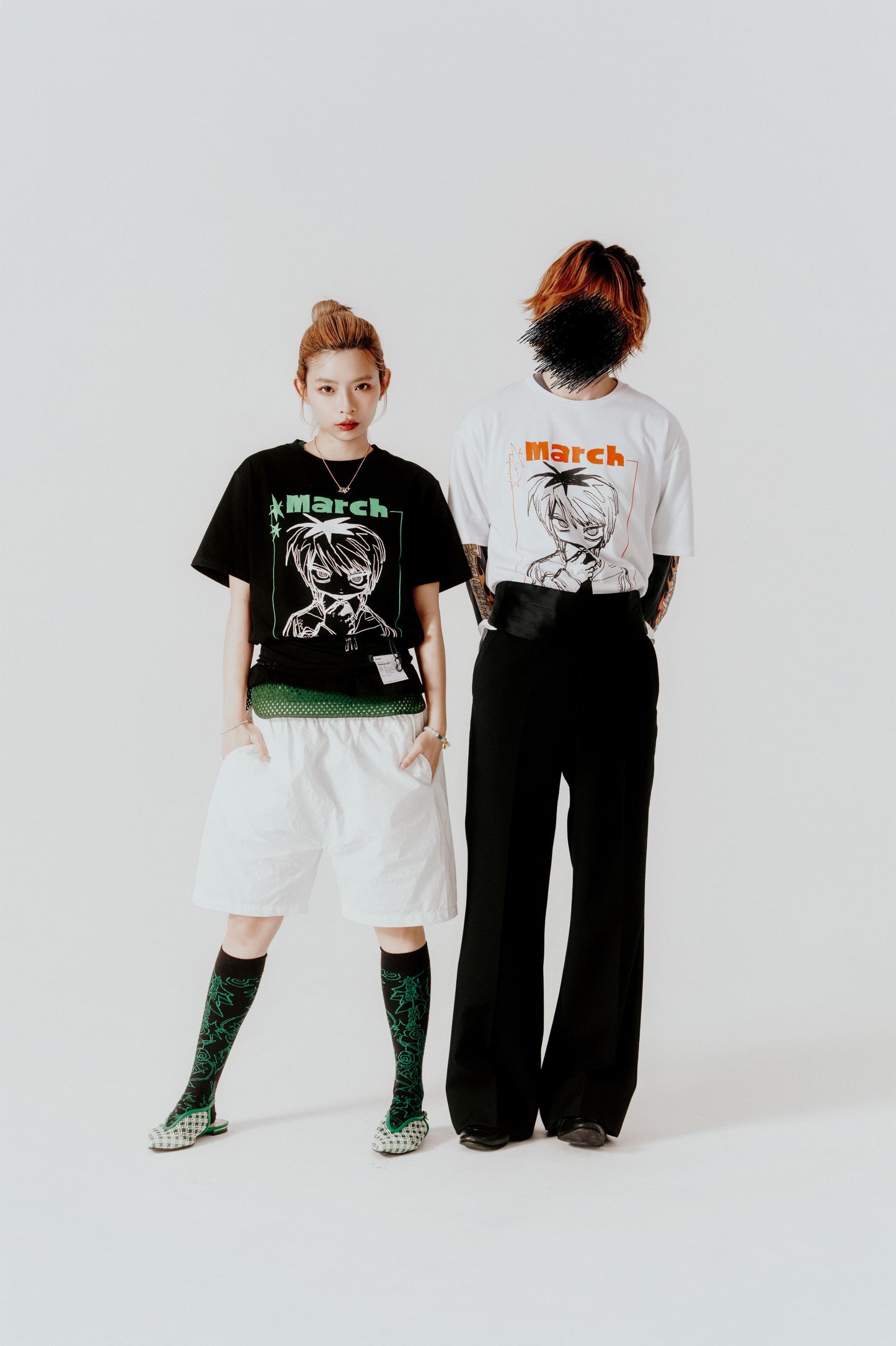 White "March" Short Sleeve Tee