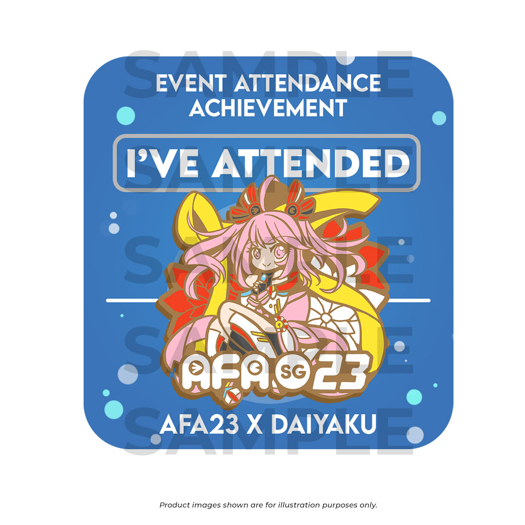 B2 AFA x Daiyaku Event Attendance Pin