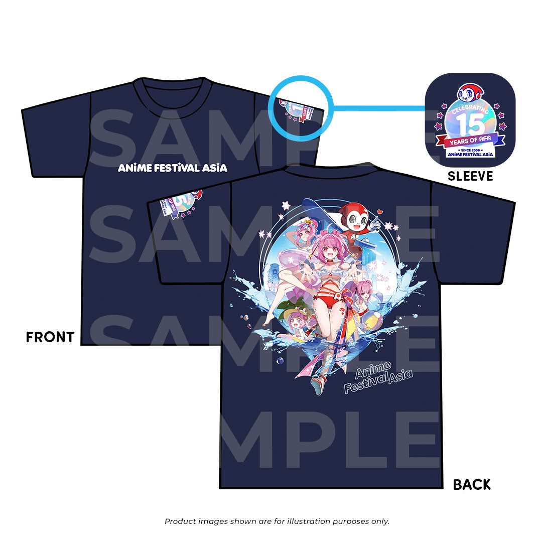 B1 AFA x AkiZero "Rainbow Splash" T-Shirt