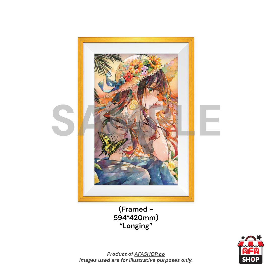 A2 Framed Print - "Longing" Reproduction Artwork (Art by Yukoring)