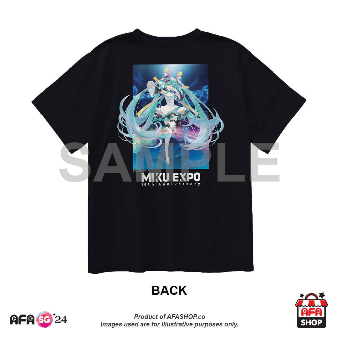 AFASG24 x MIKU EXPO 10th Anniversary T-Shirt (Art by KEI)