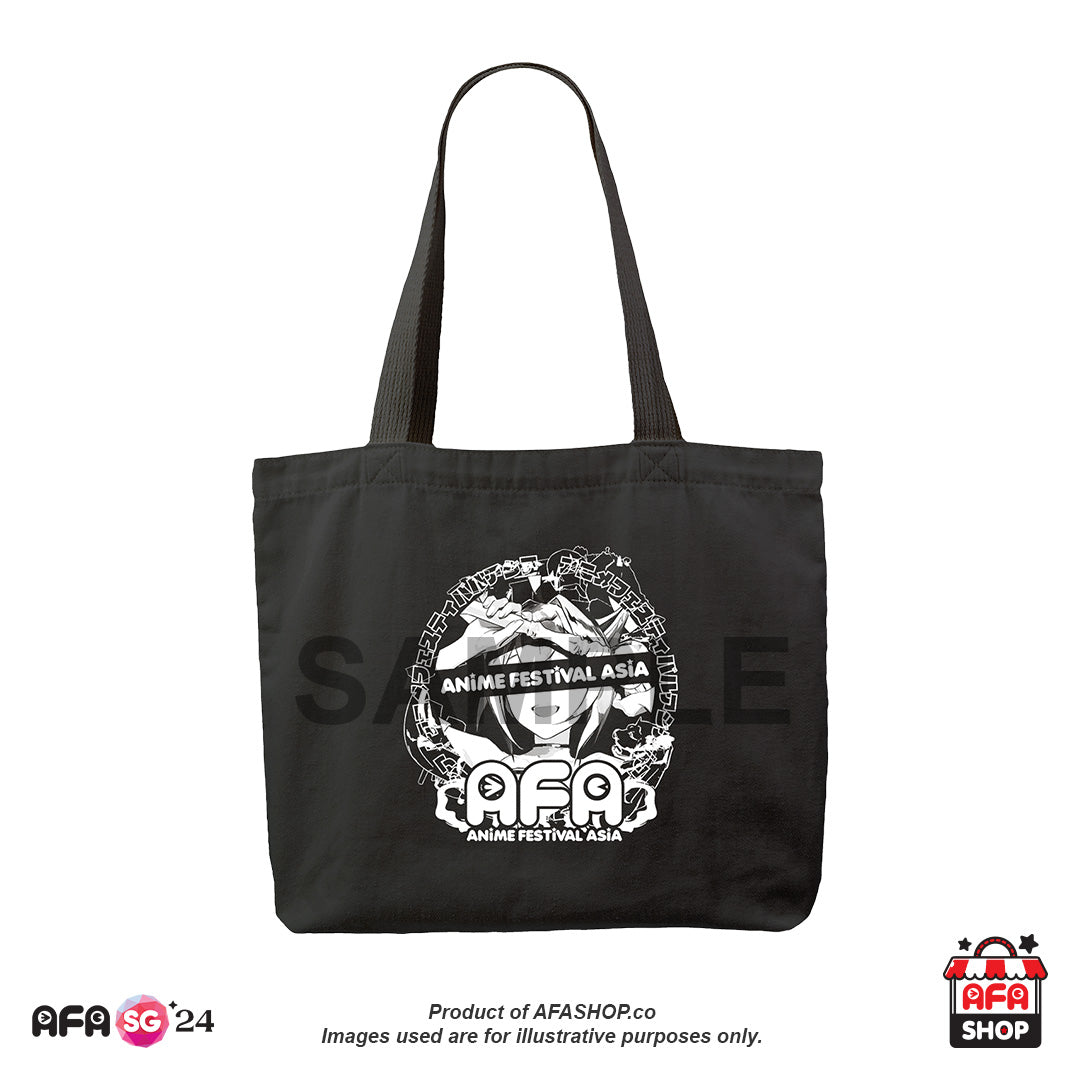 AFASG24 Black Tote Bag (Art by LAM)