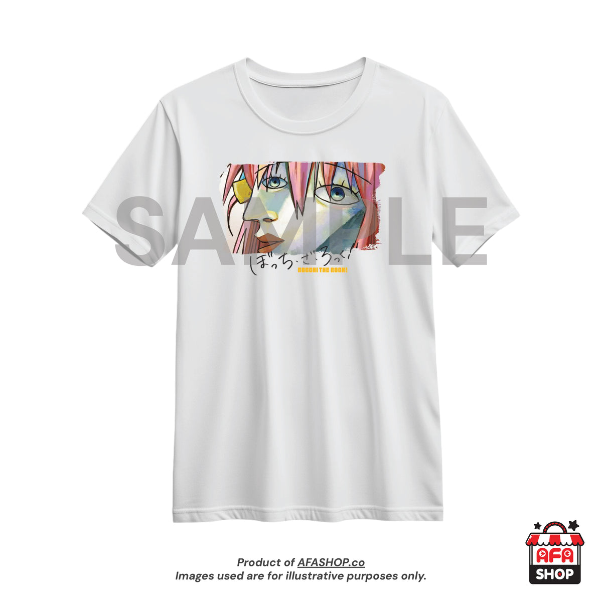BOCCHI THE ROCK! White T-Shirt 02
