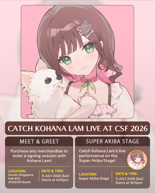 Kohana Lam - Time With You CD Cover Art Keyholder (Random 17 Types)