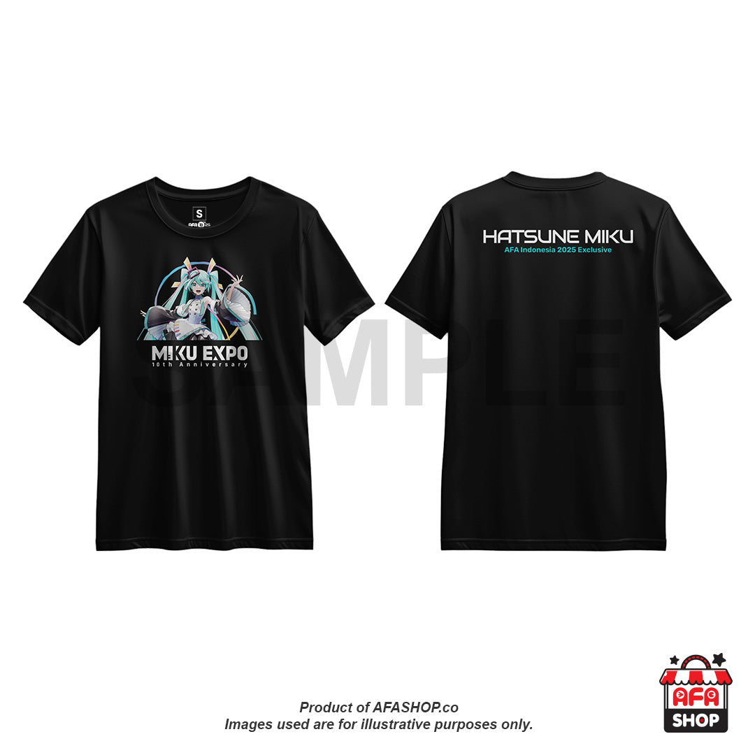 AFAID25 x MIKU EXPO 10th Anniversary T-Shirt (Art by Iwato)