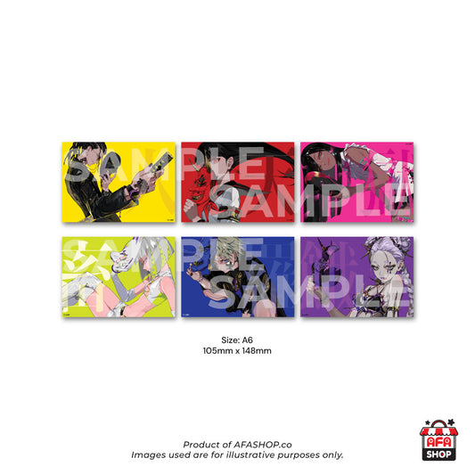 AFAID25 SERIES Post Card Set 6pcs (Art by LAM)