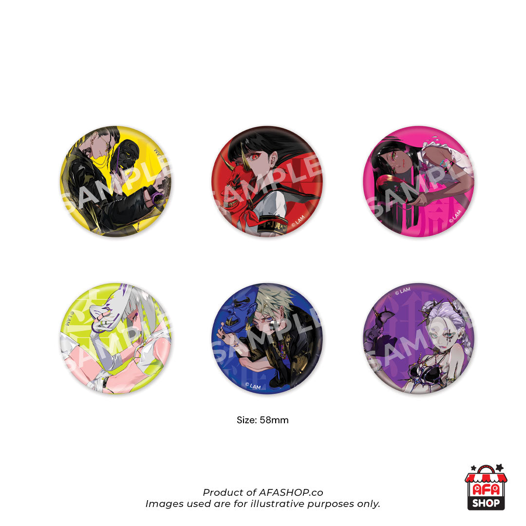 AFAID25 SERIES Random Can Badge 6 Types (Art by LAM)