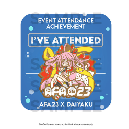 B2 AFA x Daiyaku Event Attendance Pin