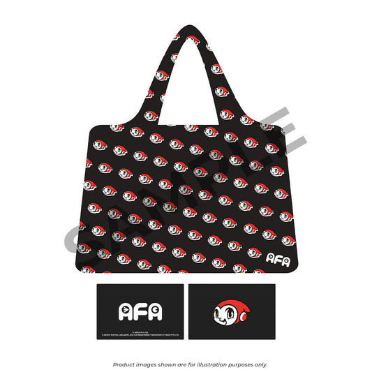 AFA Foldable Eco Bag (BLACK/BLUE)