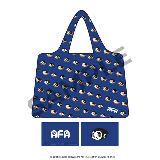 AFA Foldable Eco Bag (BLACK/BLUE)
