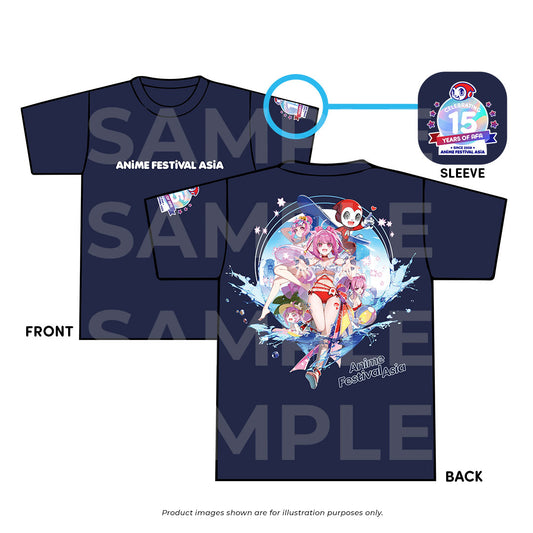 B1 AFA x AkiZero "Rainbow Splash" T-Shirt