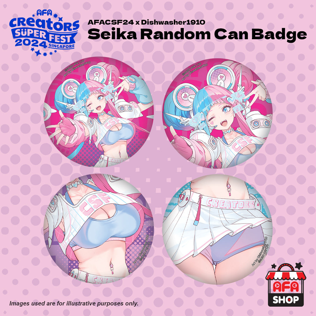 Seika Random Can Badge - CSF24 x DISHWASHER