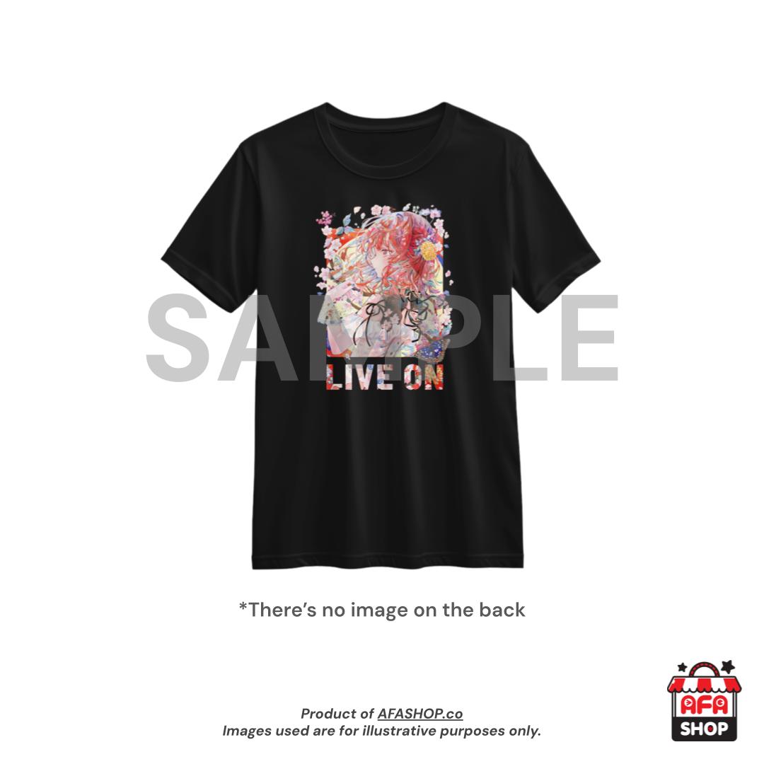 "Live On" Black T-Shirt (Art by Yukoring)