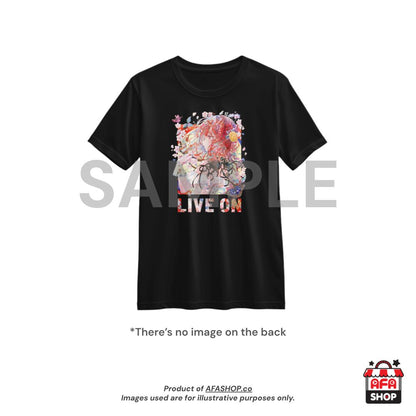 "Live On" Black T-Shirt (Art by Yukoring)