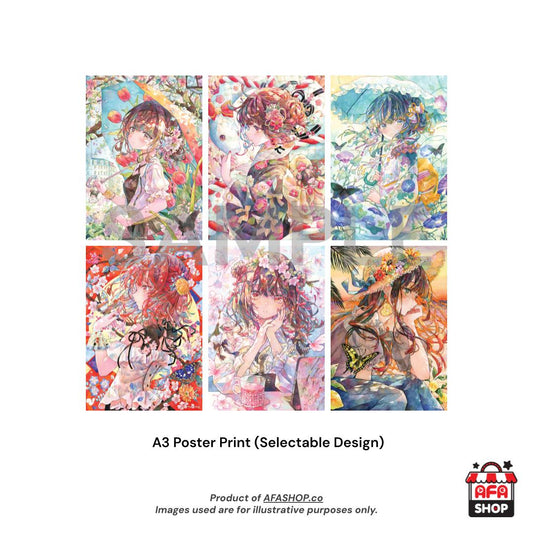 Yukoring Original Artwork - A3 Poster (6 Types)