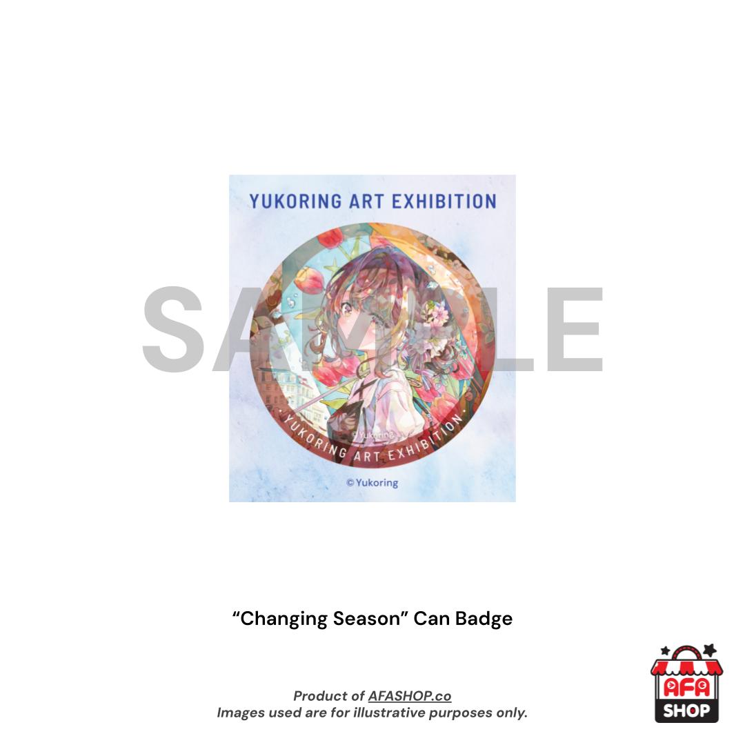 "Changing Seasons" Can Badge (Art by Yukoring)