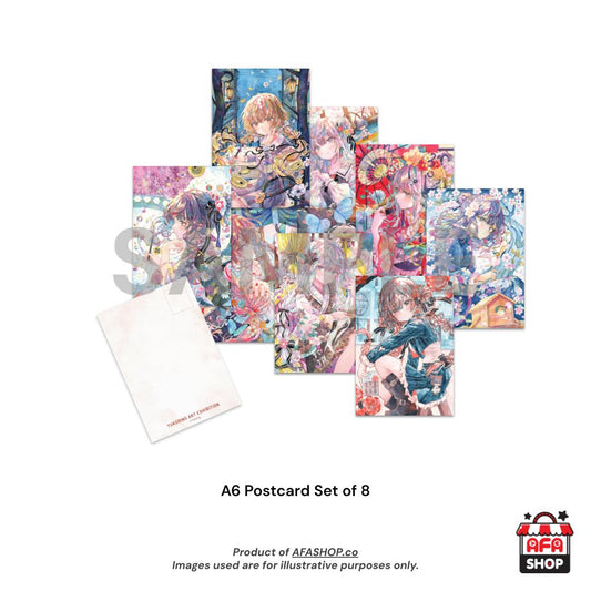 Yukoring Original Artwork - Postcard Set of 8