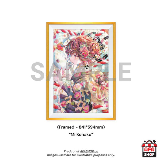 A1 Framed Print - "Mi Kohaku" Reproduction Artwork (Art by Yukoring)