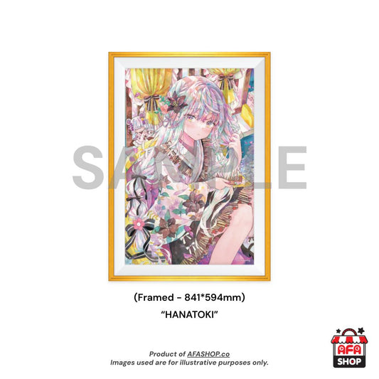 A1 Framed Print - "HANATOKI" Reproduction Artwork (Art by Yukoring)