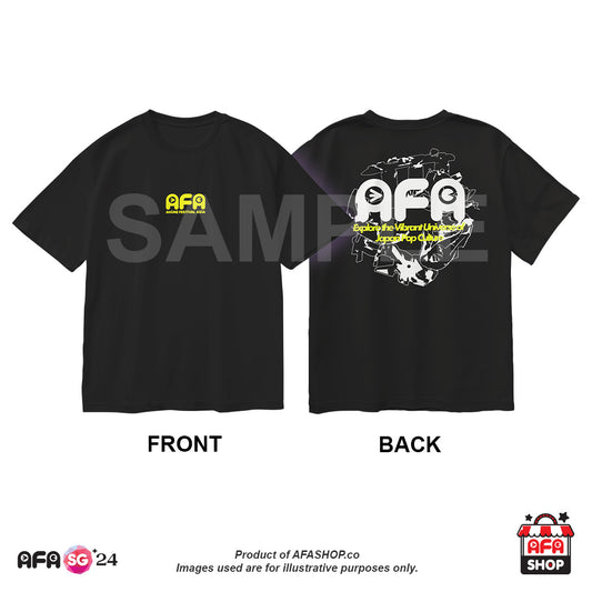 AFASG24 x LAM Black T-Shirt (Art by LAM)