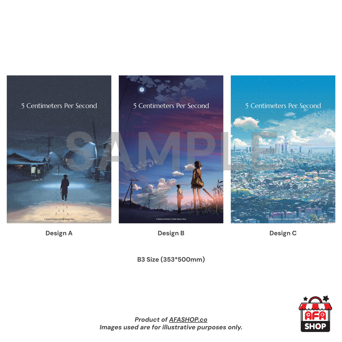 5 Centimetres Per Second B3 Poster
