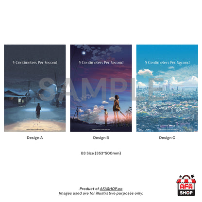 5 Centimetres Per Second B3 Poster
