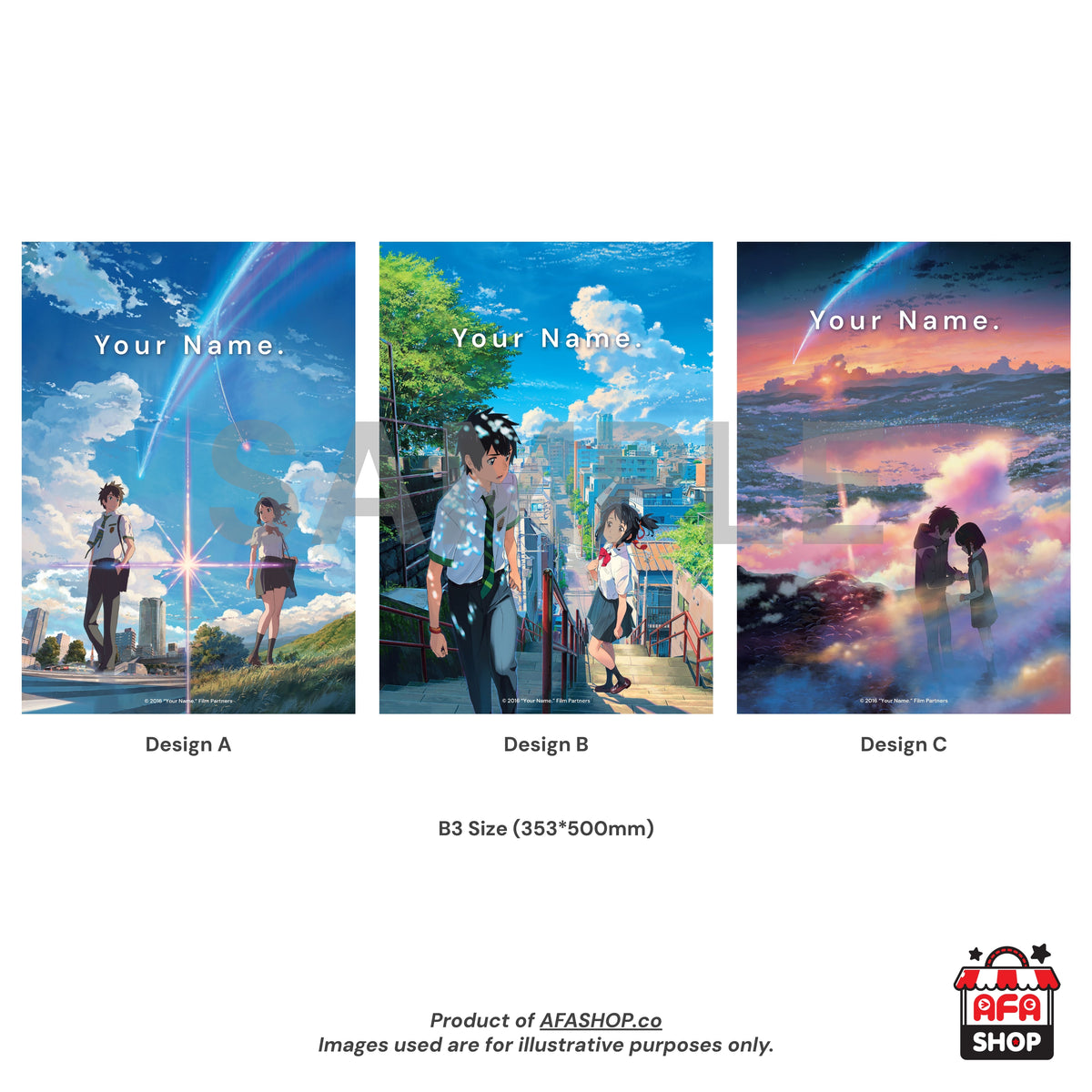 Your Name. B3 Poster
