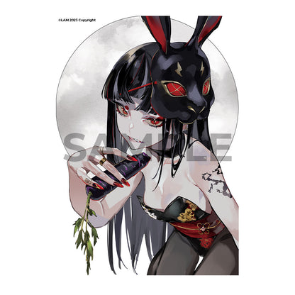 A1 Canvas Print - 兎 RABBIT (Art by LAM)