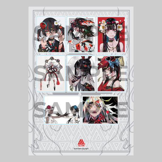 ORIGINAL ARTWORK STICKER SHEET (Art by LAM)