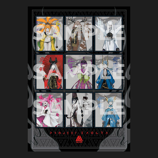 PROJECT KAGURA STICKER SHEET (Art by LAM)