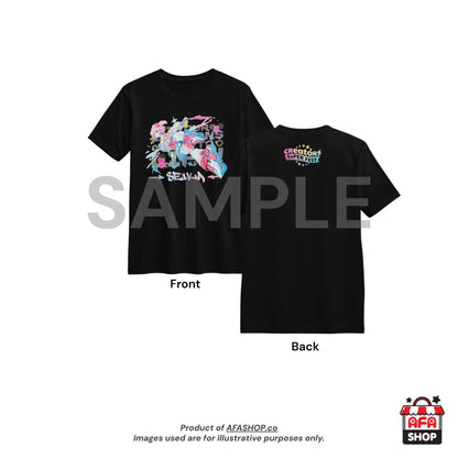 CSF26 x lack Seika Oversize T-Shirt Black