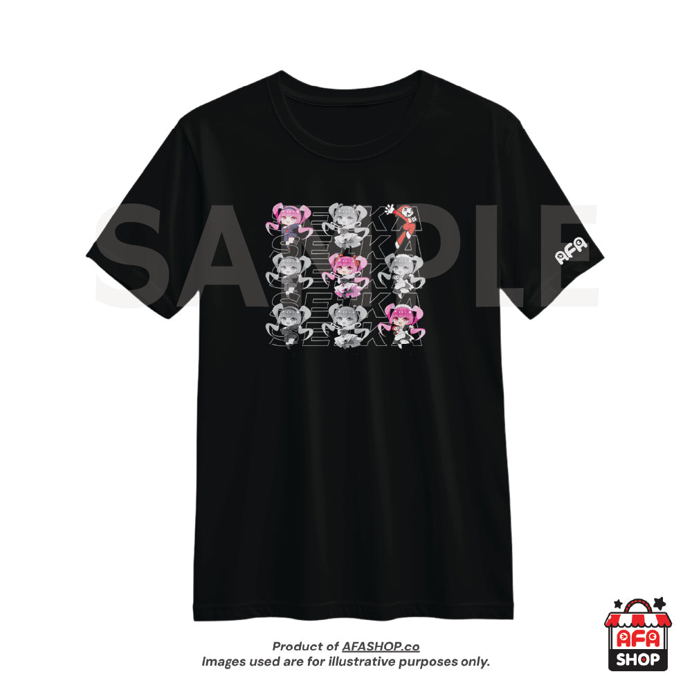 AFASG25 Chibi Seika T-Shirt (Black) - online exclusive