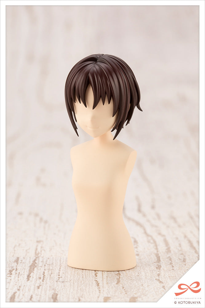 AFTER SCHOOL SHORT WIG TYPE A WHITE & CHOCOLATE BROWN