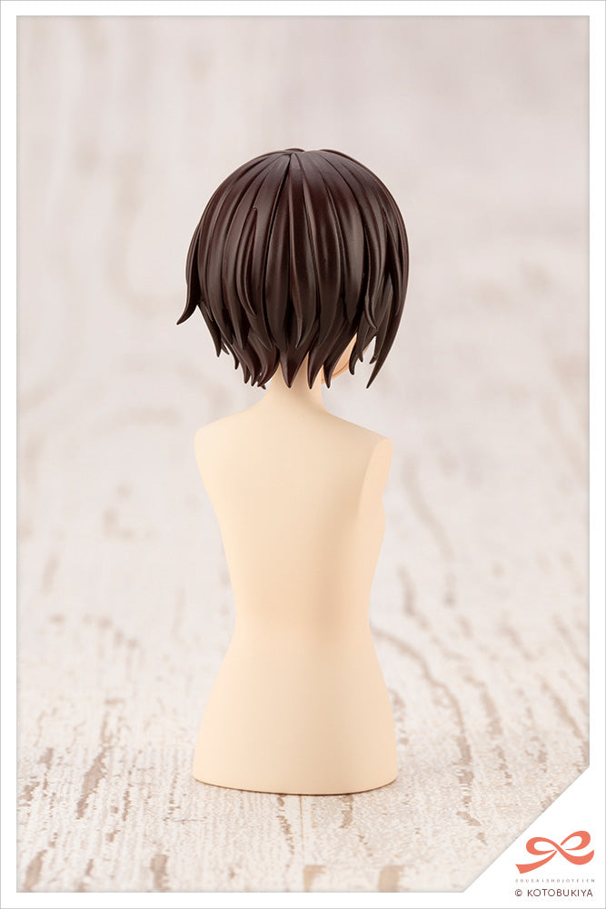 AFTER SCHOOL SHORT WIG TYPE A WHITE & CHOCOLATE BROWN