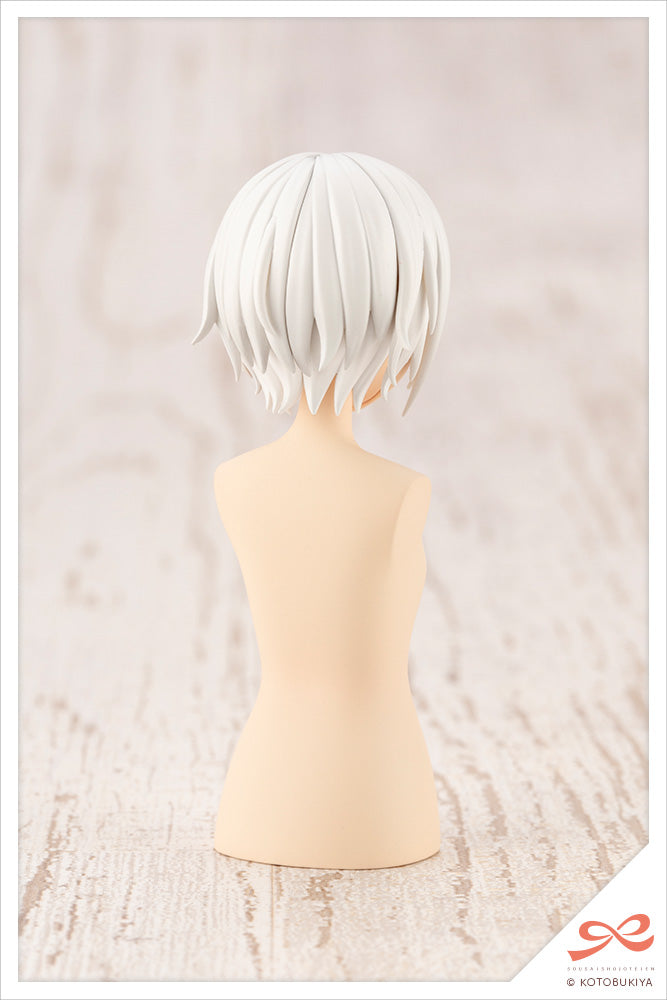 AFTER SCHOOL SHORT WIG TYPE A WHITE & CHOCOLATE BROWN