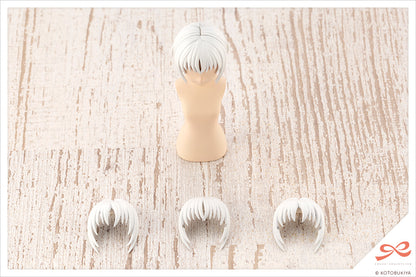 AFTER SCHOOL SHORT WIG TYPE A WHITE & CHOCOLATE BROWN