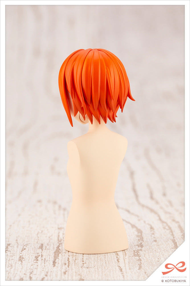 (JK013) AFTER SCHOOL SHORT WIG TYPE A ORANGE & PURPLE