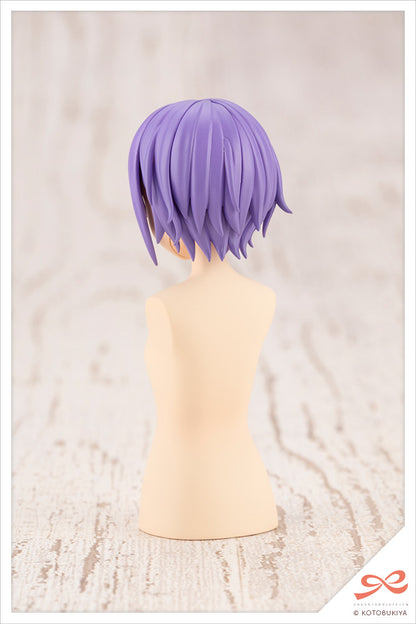 (JK013) AFTER SCHOOL SHORT WIG TYPE A ORANGE & PURPLE