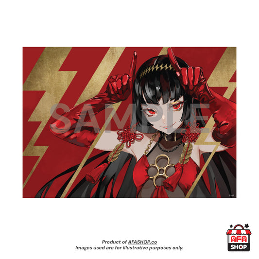 A0 Canvas Framed Print - 雷鳴赤閃 (RAIMEI SEKISEN) (Art by LAM)