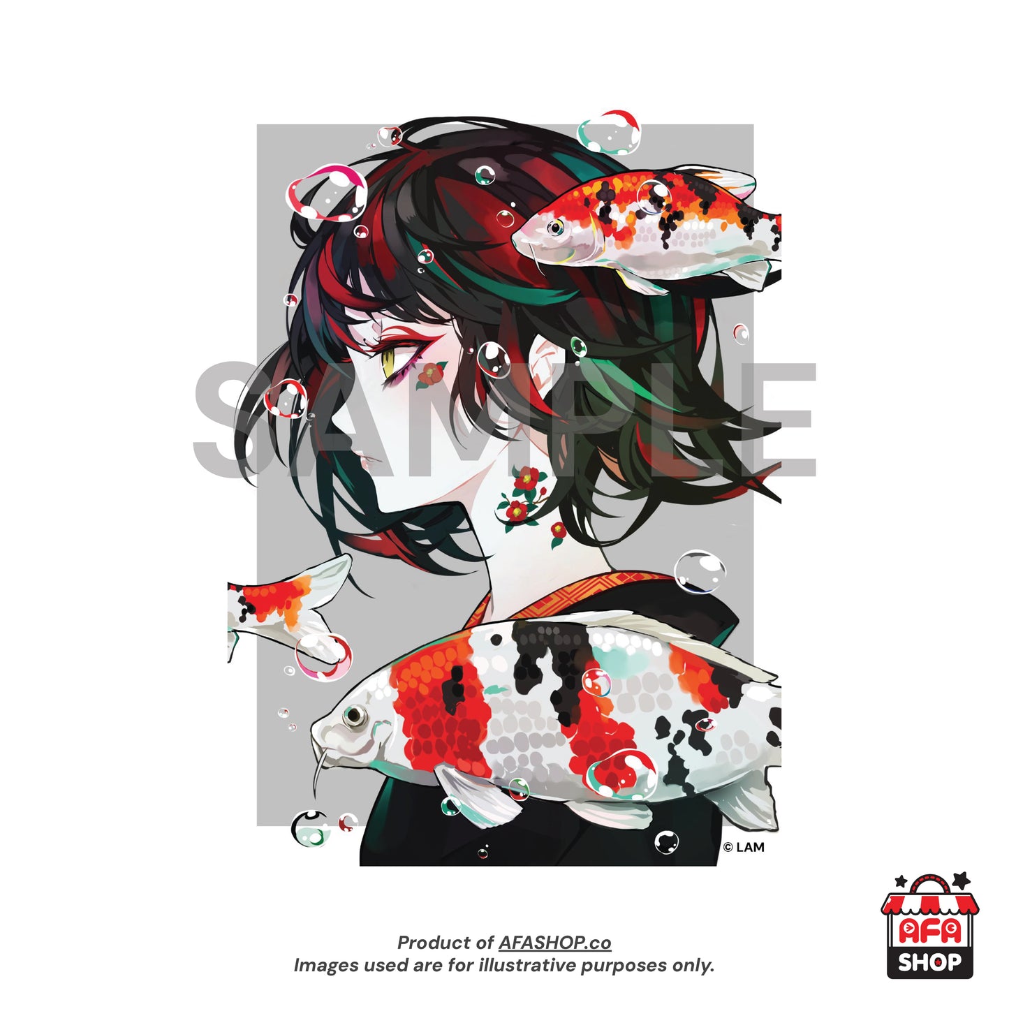 A3 Poster - 鲤 KOI (Art by LAM)