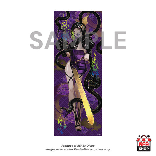 Custom Canvas Framed Print - 三毒「瞋」Three Poisons (Hatred) (Art by LAM)