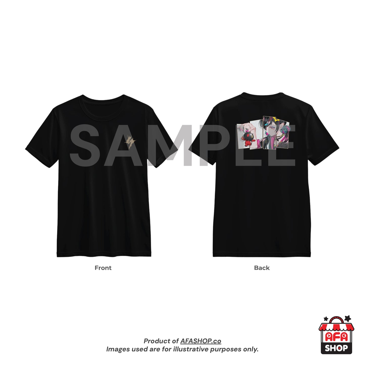 T-Shirt (Black) - NEW ICON (Art by LAM)