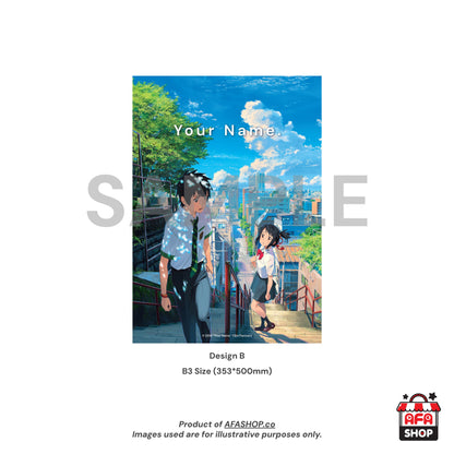 Your Name. B3 Poster