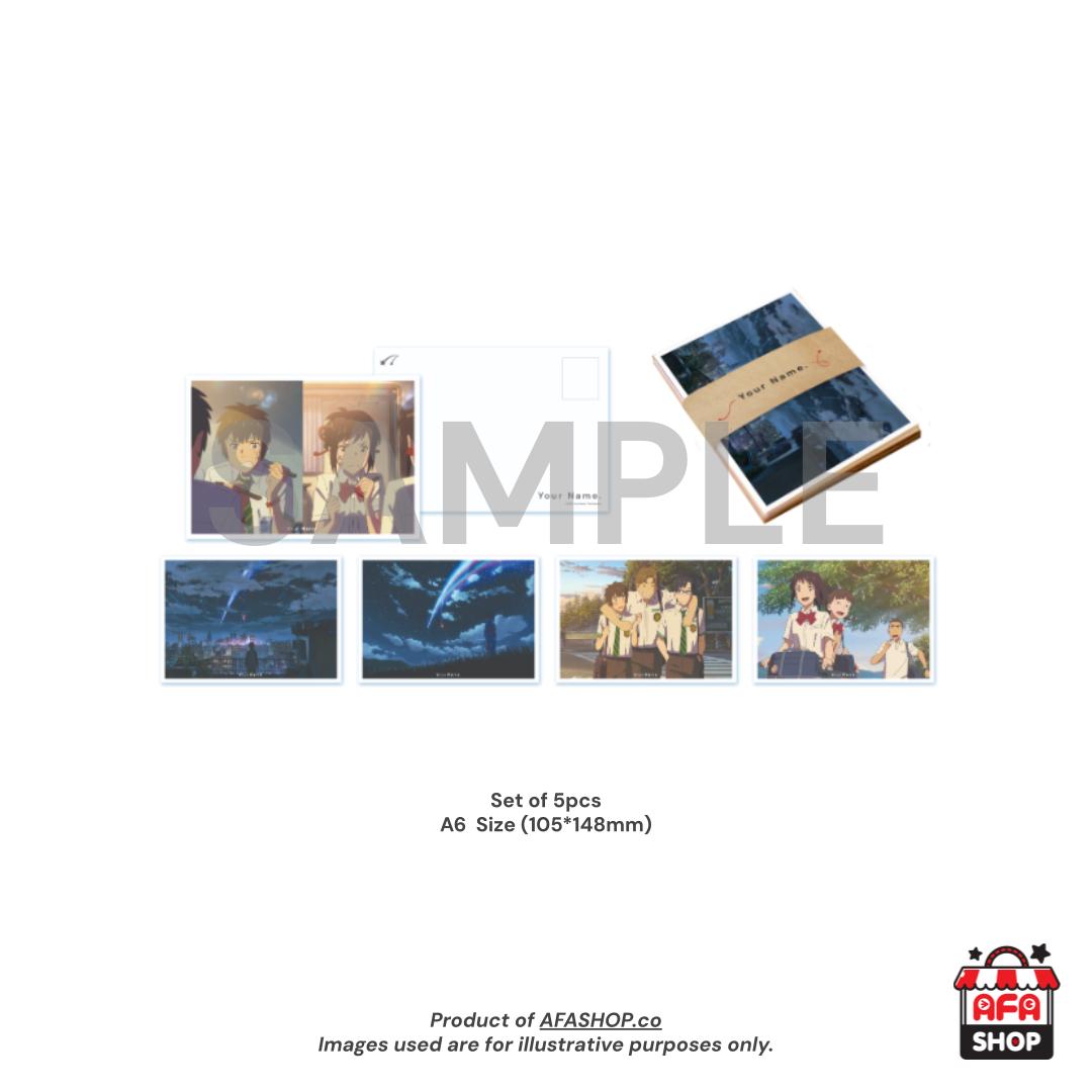 Your Name. A6 Postcard Sets of 5pcs
