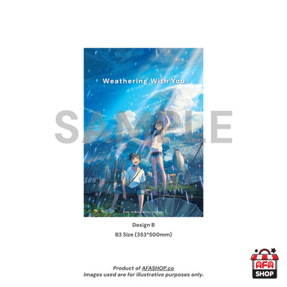 Weathering With You B3 Poster