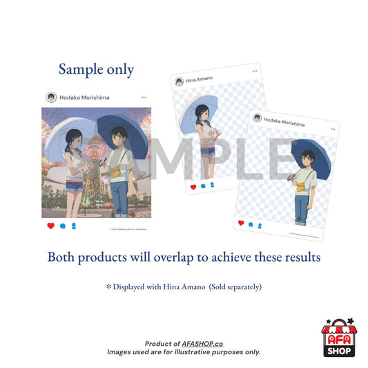 Weathering With You Insta Style Acrylic Card (Hodaka Morishima)