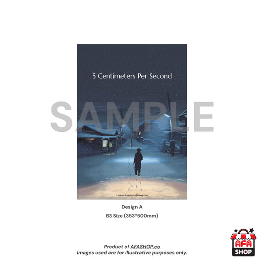 5 Centimetres Per Second B3 Poster