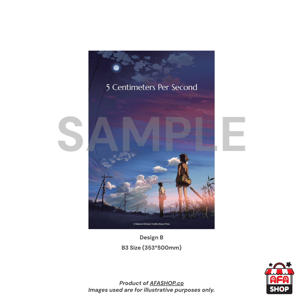 5 Centimetres Per Second B3 Poster