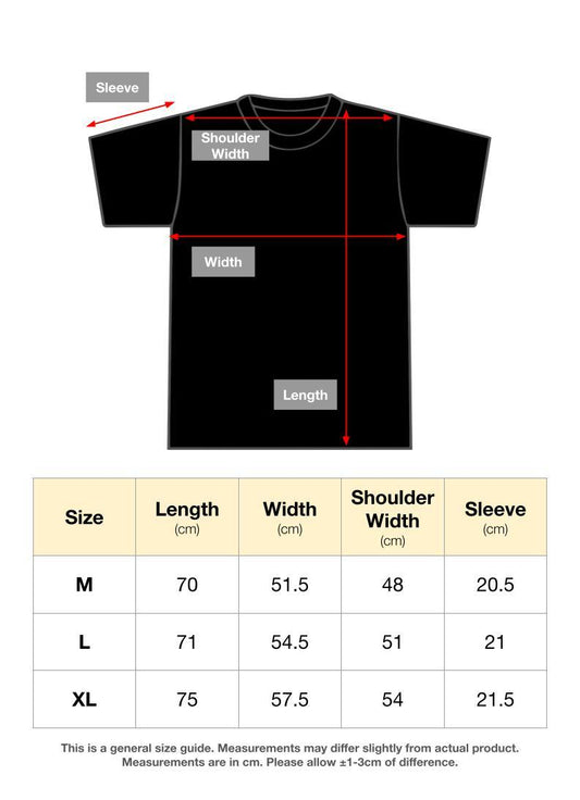 lack Original Artwork T-Shirt Black